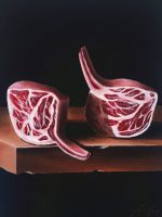 Dong _Amber_Still Life with Raw Meat_Acrylic on Canvas_14hx11wx1d_550.jpg